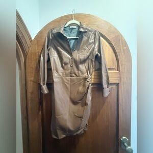 Heartloom Brown Leather Women's Dress